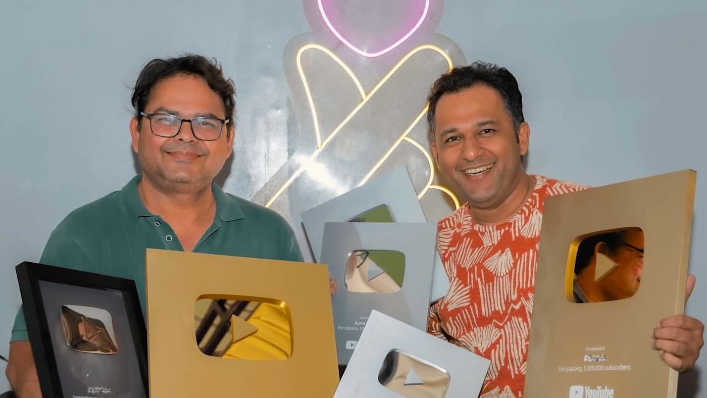 Videoschool Media founders with YouTube awards